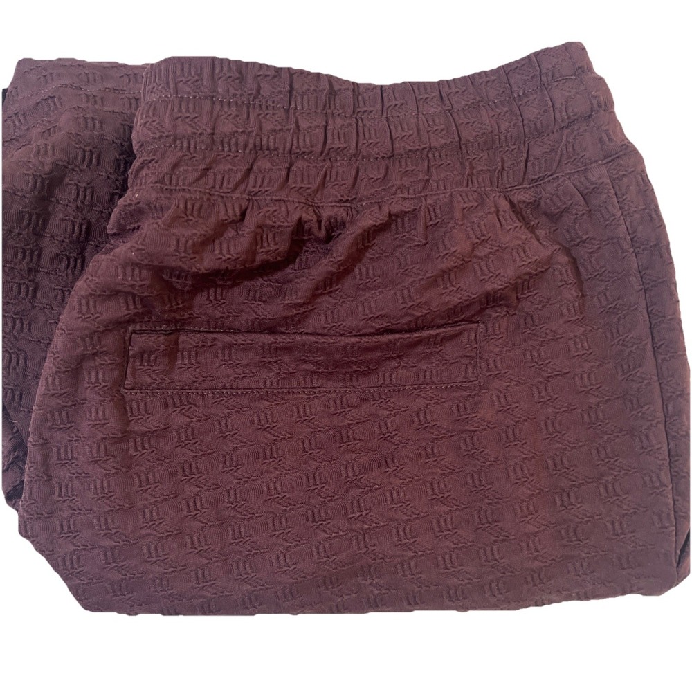 H&M Women's Purple Sweat Short's Drawstring Lounge‎ Loose, Workout Size Medium